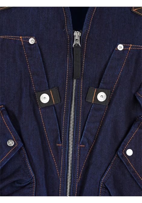 gilet indigo denim light-rinsed uomo blu STONE ISLAND | K2S15 G100016 S00J2VJ201